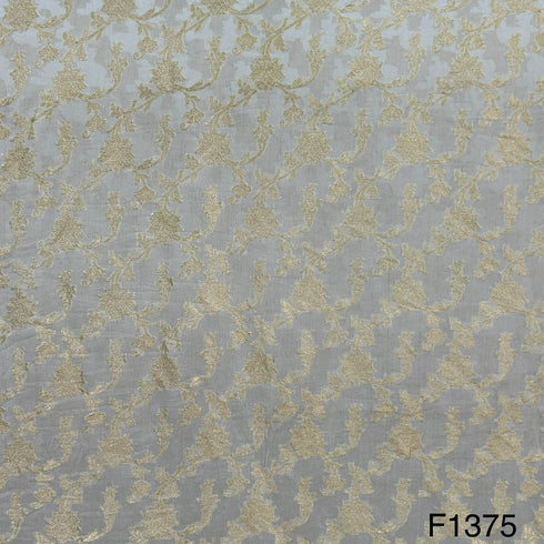 Dyeable Pure Banarasi Georgette Fabric-F1375